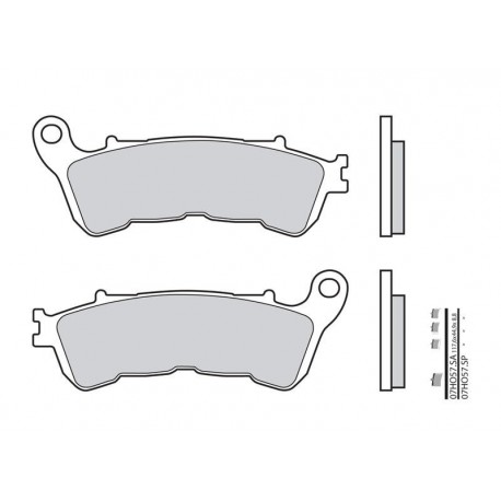 1036045 - 07HO57SA : Plaquettes avant Brembo (ABS) CB1000R