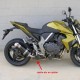 OH6077VXS : IXIL Xtrem Negro Inoxidable CB1000R
