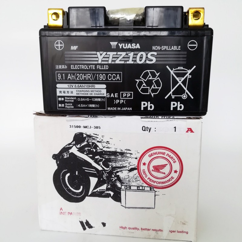 YTZ10S 12V 8.6AH Replacement Battery for Yuasa YTZ10S Battery 