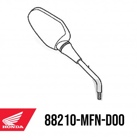 88210-MFN-D00 : Rétroviseur droit origine Honda CB1000R