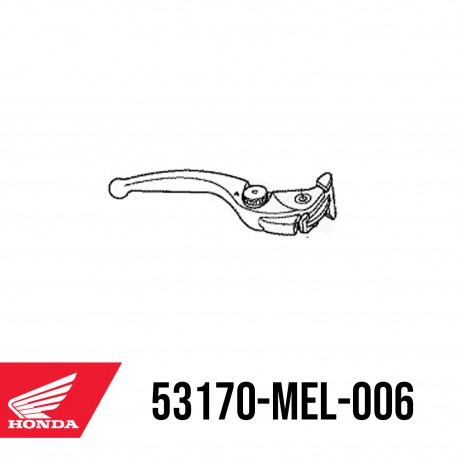 53170-MEL-006 : Honda genuine brake lever CB1000R