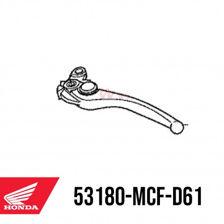 53180-MCF-D61 : Palanca de embrague original Honda Honda CB1000R