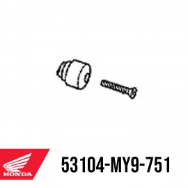 53104-MY9-751 + 90191-MJ0-000 : Embout de guidon origine Honda CB1000R