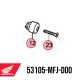 53105-MFJ-D00 + 90191-MJ0-000 : Embout de guidon origine Honda CB1000R