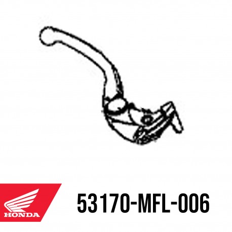 53170-MFL-006 : Levier de frein origine Honda NSC CB1000R