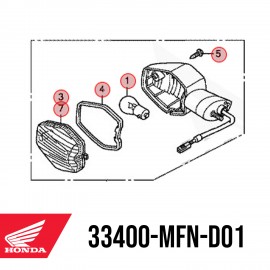 33400-MFN-D01 : Clignotant origine Honda CB1000R