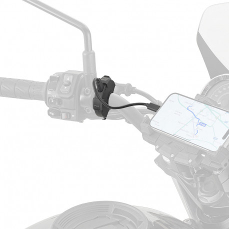 S120 : Prise USB & USB-C de guidon Givi Honda CB1000R