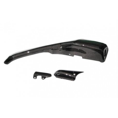RCCARBH118 : Cache echappement d'origine Rossocromo carbone CB1000R