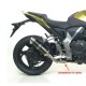 71732AON : Arrow Street Thunder Alu "Dark" Embout Acier CB1000R