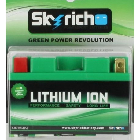 Batterie Lithium Skyrich YTZ10S Pour Yamaha MT-07 2014-2017 - 12V 8.6Ah, Légère, Sans Entretien