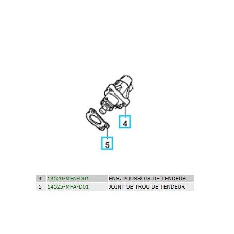 14520-MFN-D01 + 14525-MFA-D01 : Cam Chain Tensioner CB1000R