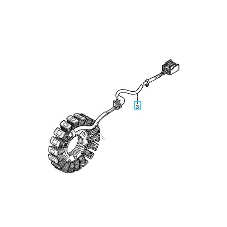 31120-MFN-D61 : Honda OEM Stator CB1000R