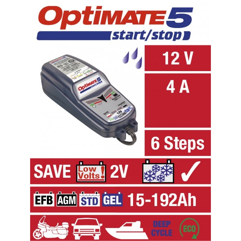 Chargeur de batterie Optimate 5 Honda