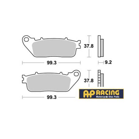 LMP462SR : Pastiglie posteriori AP Racing CB1000R