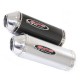 0870210S : BOS GTS Rond 100mm Inox CB1000R